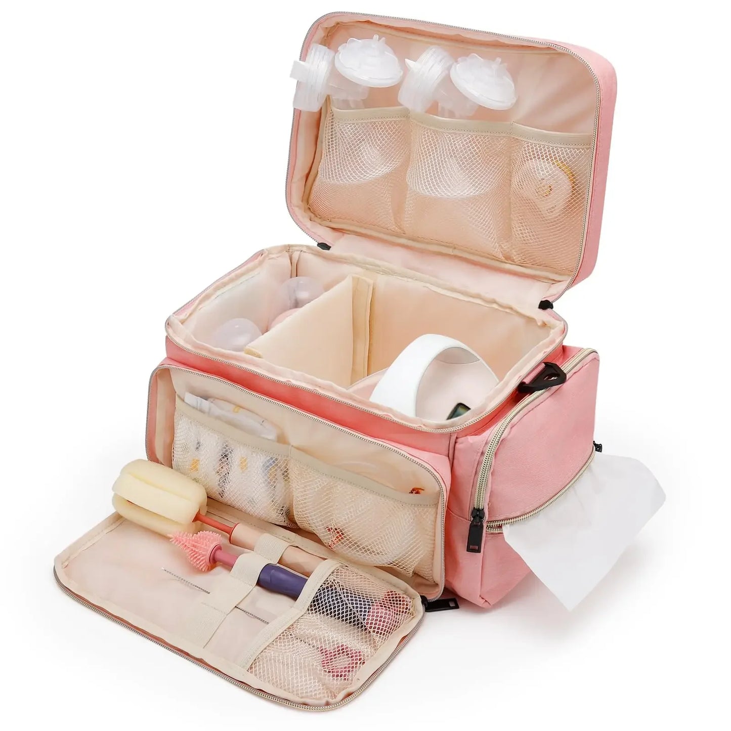 Portable Warmer Insulated Baby Bottle Thermal Tote Breast Pump Breastmilk Travel Cooler Bag