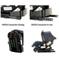 3-in-1 High Landscape Stroller with Car Seat & ISOFIX
