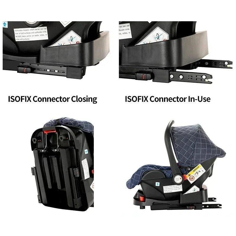 3-in-1 High Landscape Stroller with Car Seat & ISOFIX