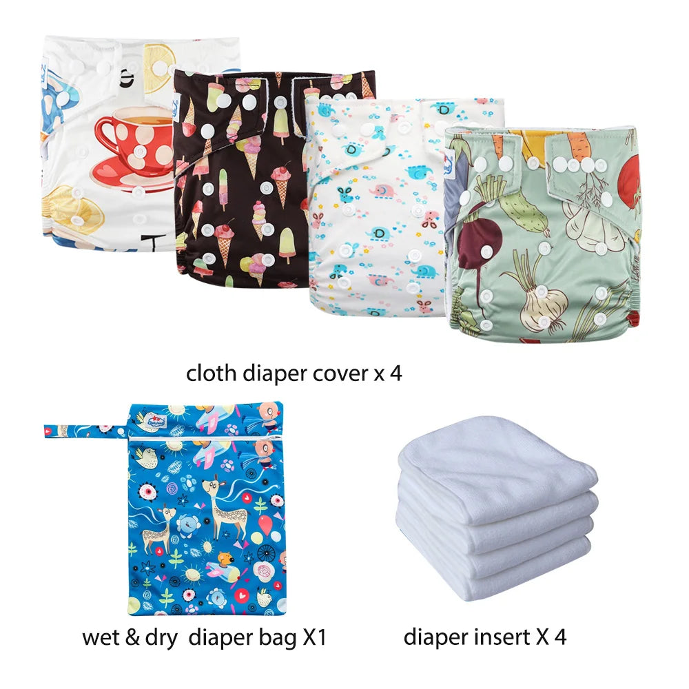 Babyland Waterproof Cloth Diaper Kit