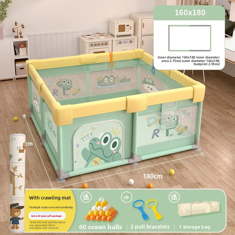 Non-Toxic Baby Playpen with Crawling Mat