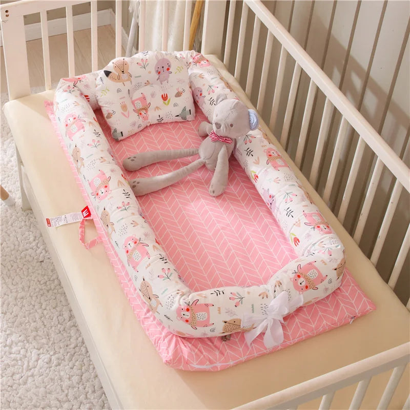 Portable Folding Baby Nest Travel Bed Crib Newborns Cots Sleep Nest Infant Cradle Bed Cuna Baby Nest Baby Dropshipping 90*50cm