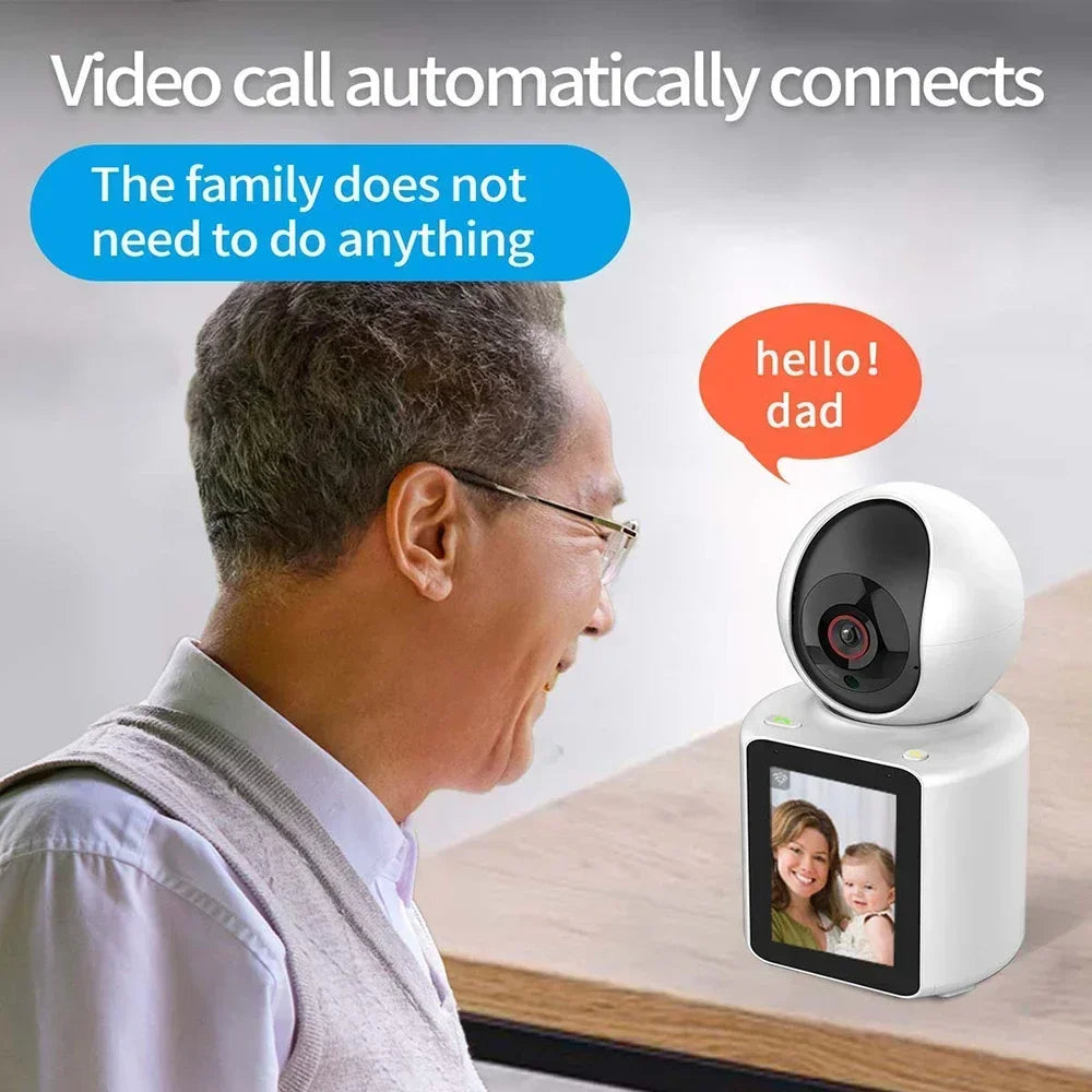 Babyphone 4MP 1080p WiFi PTZ Audio bidirectionnel
