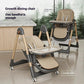 Household Baby Highchair Multifunctional Children's Dining Chair Baby Eating Foldable Seat Dinning Chair Cadeira  Floor Chair