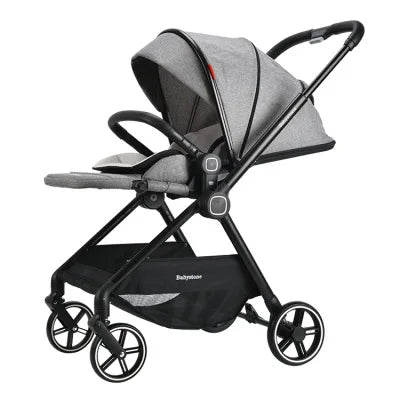 Highview Baby Stroller Can Sit or Lie Down, Lightweight and Foldable, Newborn Baby Umbrella Stroller,Four-wheel Two-way Stroller