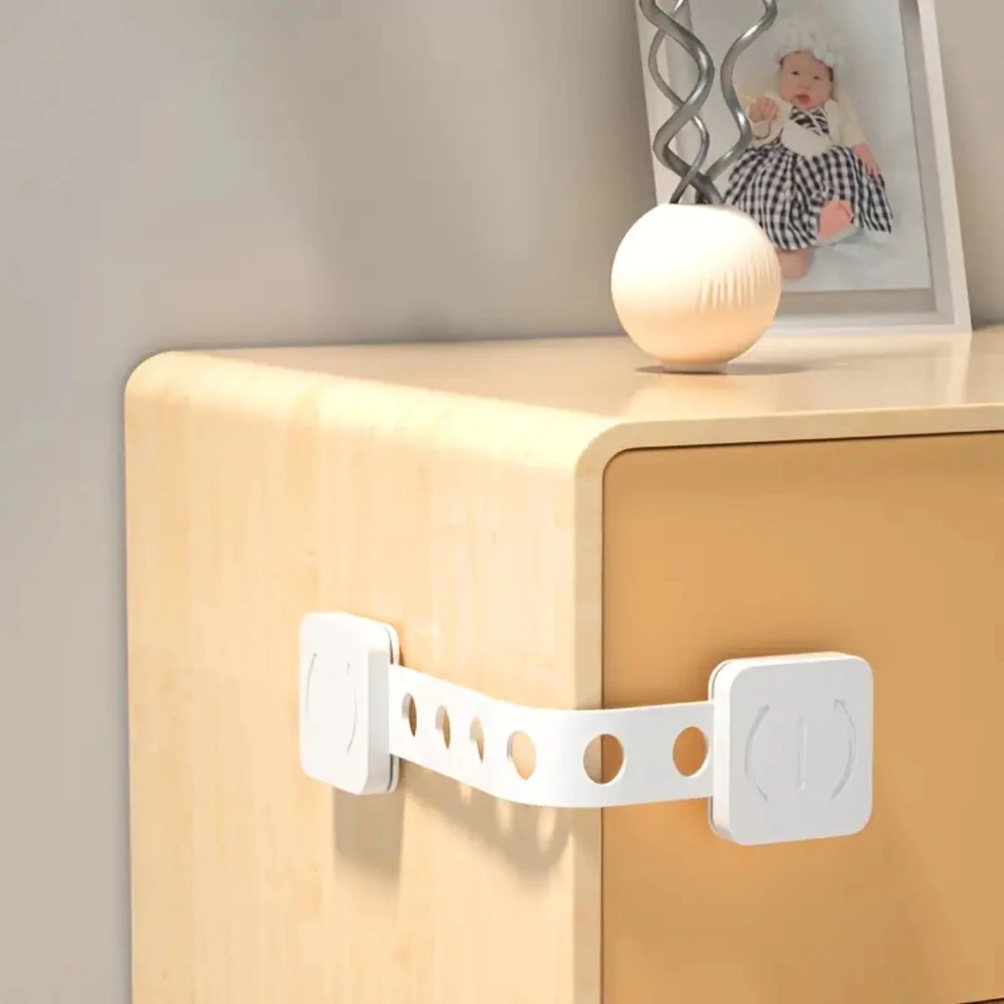 Adjustable Length Baby Child Lock Drawer Anti-Pinch Hand Safety Lock Refrigerator Cabinet Cabinet Lock