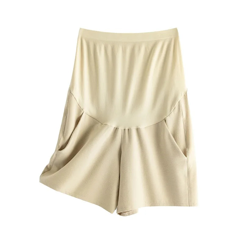 Pregnant Women's Loose Outer Thin Clothing New Spring and Summer Women's Hot Pants Breathable Version Pregnant Women's Shorts
