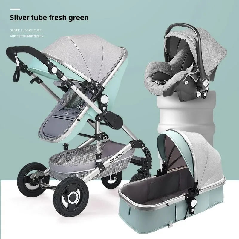 Foldable Lightweight Stroller – Smooth Ride for Babies