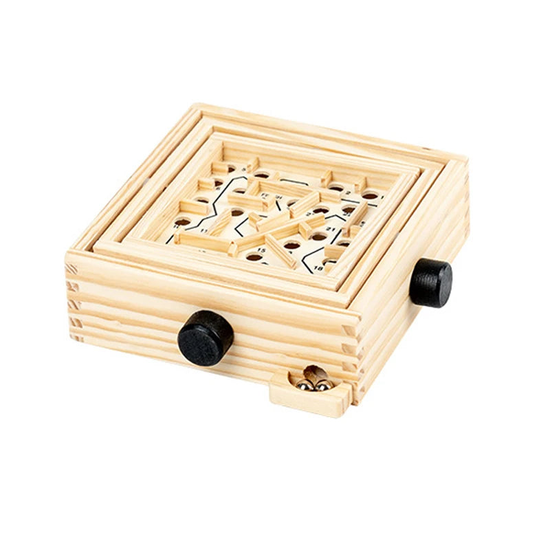 Wooden Marble Maze – Brain Teasing Fun!
