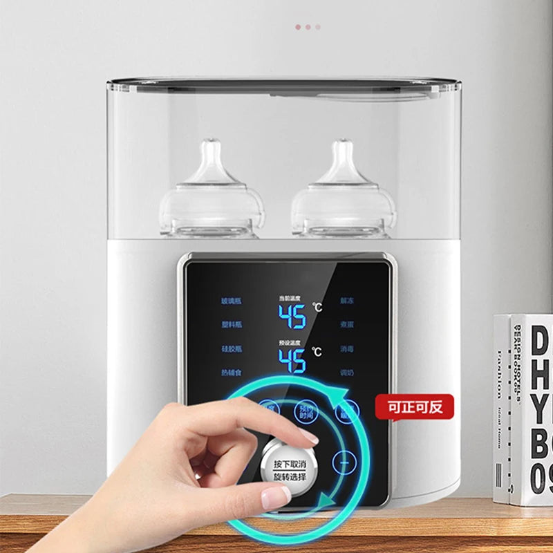 8-in-1  Multi function Baby Bottle Warmer Heater Sterilizer Fast Milk Warmer with Timer Breast Milk Newborn Accessories