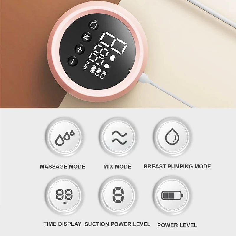 Dr.Isla Double Electric Breast Pumps Powerful Nipple Suction