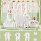 Summer Bunny Newborn Clothes Set – 20–26PCS Cotton Outfit for Boys & Girls