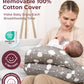Momcozy Nursing Pillow for Breastfeeding, More Support for Mom and Baby, with Adjustable Waist Strap and Removable Cotton Cover