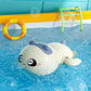 Bath Bathtub Toys for Toddlers Duck Rotatable Waterwheel Bathroom Strong Suckers Water Scoop Fun Bath Toys Kids Gifts