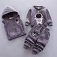 Baby Boys 3PCS Autumn/Winter Set – Fleece Astronaut Vest, Coat & Pants
