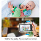 Nouveau babyphone 5 pouces avec zoom 4x et berceuses