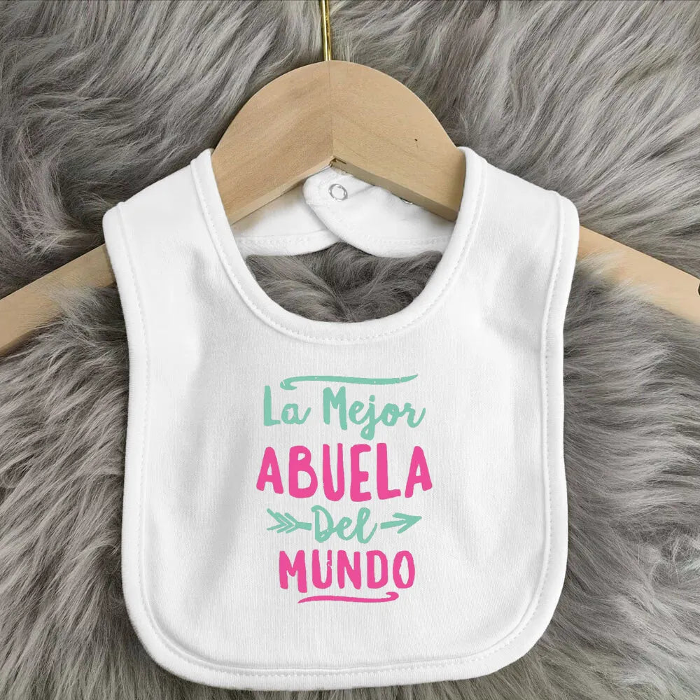 Baby BibsThe Best Grandfather In The World Print Infant Bib Newbron Shower Gift Baby Burp Cloths Kids Feeding Bibs Kid Cute Bib