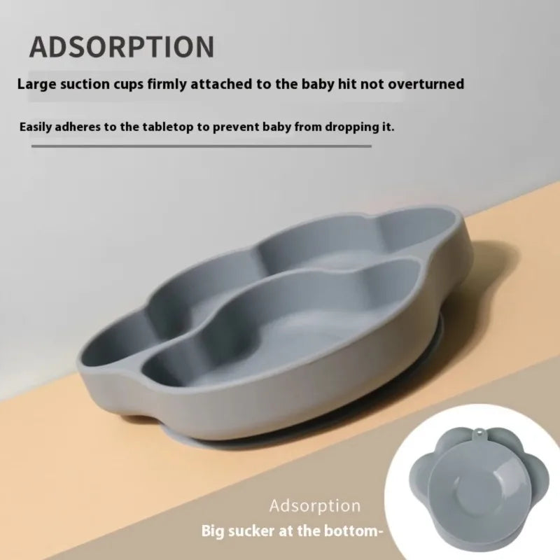 Baby Feeding Set – Silicone Plate & Suction Bowl for Toddlers