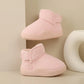Winter Baby Girl Shoes New Toddler Snow Boots Children Infant Plush Warm Kids Short Boots Boys Cotton Shoes Size 15-24