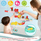 BaBy Spray Outside Pool Bathtub Toys，Water Toys for Kids Bath Toys DIY Building Water Slide Tracks Wall Track Building Set