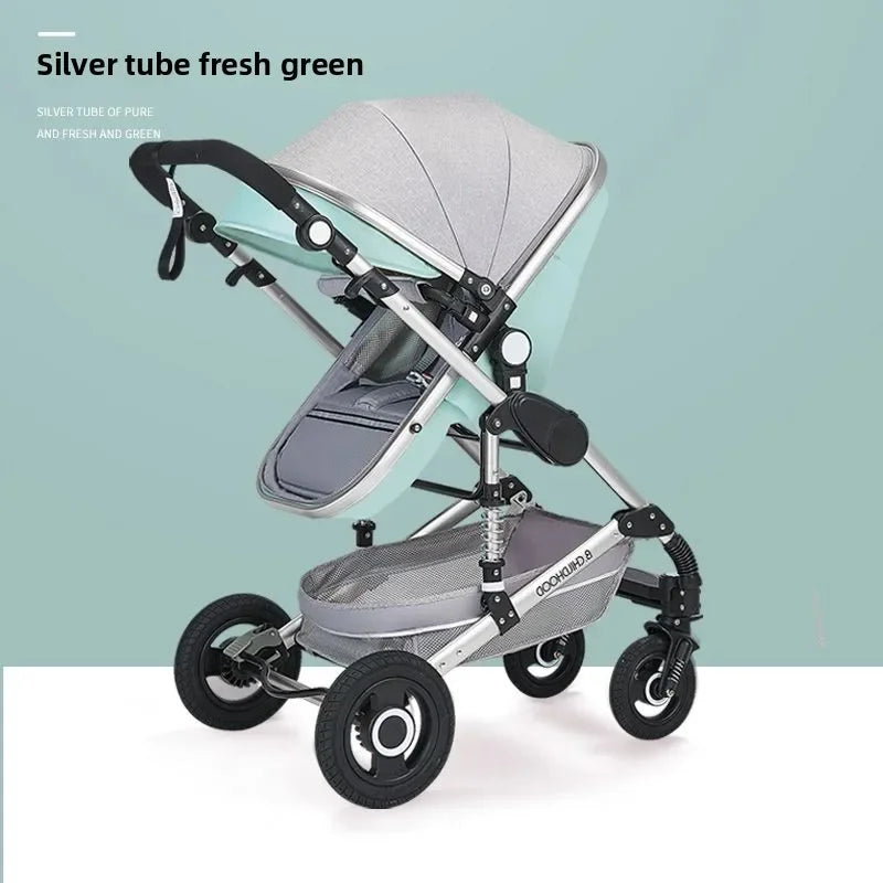 Foldable Lightweight Stroller – Smooth Ride for Babies
