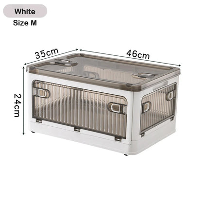BGRORIO Foldable Storage Box Closet Organizer With Wheels Stackable Sundries Organizer Clothes Quilts Toys Books Storage Box