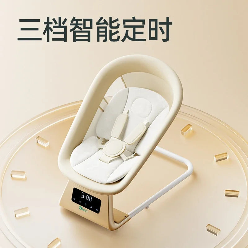 Baby electric rocking chair coaxing sleeping artifact coaxing baby soothing newborn recliner cradle