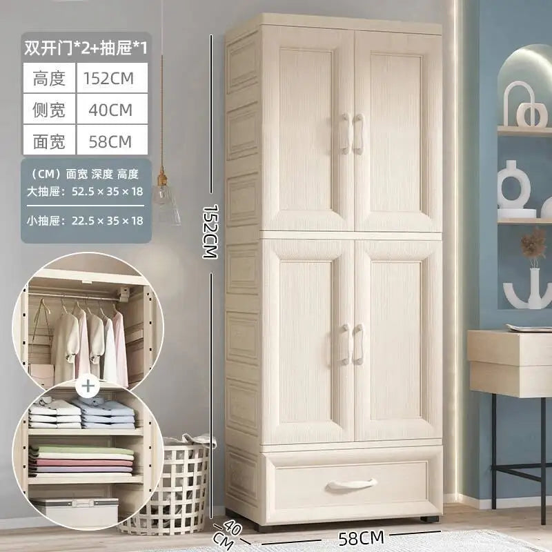 Luxury Wardrobe Clothes Closet Baby Cupboard Sliding Door Wardrobe Bathroom Cabinets Armario Organizador Bedroom Furniture