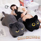 Peluche Chat Noir – Coussin Câlin pour Enfants