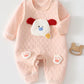 Cute Cartoon Embroidered Baby Jumpsuit