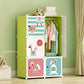 Dress Child Wardrobe Closet Baby Clothes Portable Kids Cabinet Easy Assembly Meuble Chambre Enfant Furniture for Toys Organizer