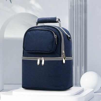 Maternity Cooler Double Layer Insulation Breast Pump Maternity Backpack