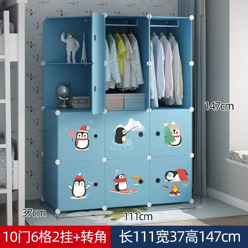 Organizer Baby Cabinets Wardrobe Children's Room Storage Cabinet Cabinets Girl's Drawer Closet Armadio Bimba Baby Furniture