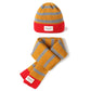 1-8 Year Boys & Girls Soft Striped Knitted Woolen Hat And Scarf Set Warm Autumn Winter Fashion Accessories for Kids