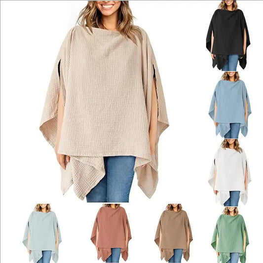 Soft 100% Cotton Breathable Nursing Covers Muslin Nursing Cover Apron for Mom Privacy Breastfeeding Stroller Cover Accessories