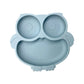 Baby Silicone Suction Plate – Cartoon Smile Face Bowl