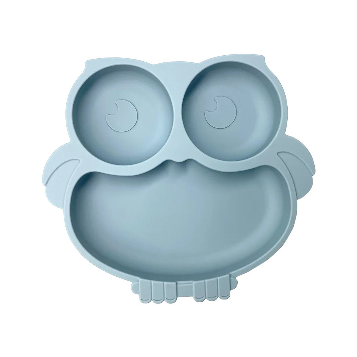 Baby Silicone Suction Plate – Cartoon Smile Face Bowl
