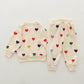 2PCS Infant Spring/Autumn Set – Love Balloon Long Sleeve & Pants