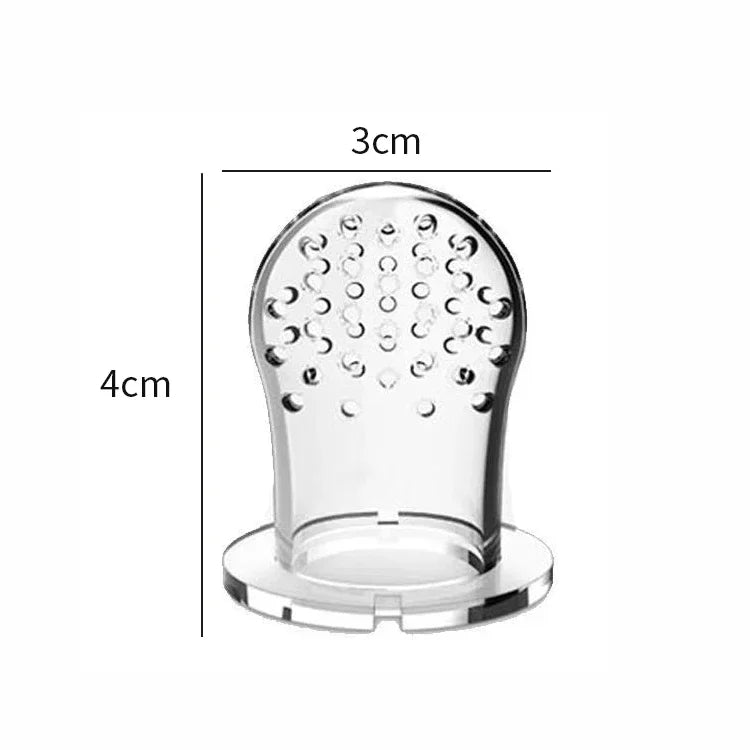 Sucette d'alimentation pour bébé avec tétine à fruits – Sucette de dentition en silicone sans BPA