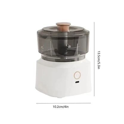 Electric Baby Food Processor 350ml, USB Rechargeable Meat Grinder &Vegetable Shredder for Puree/Garlic, Portable Kitchen Blender