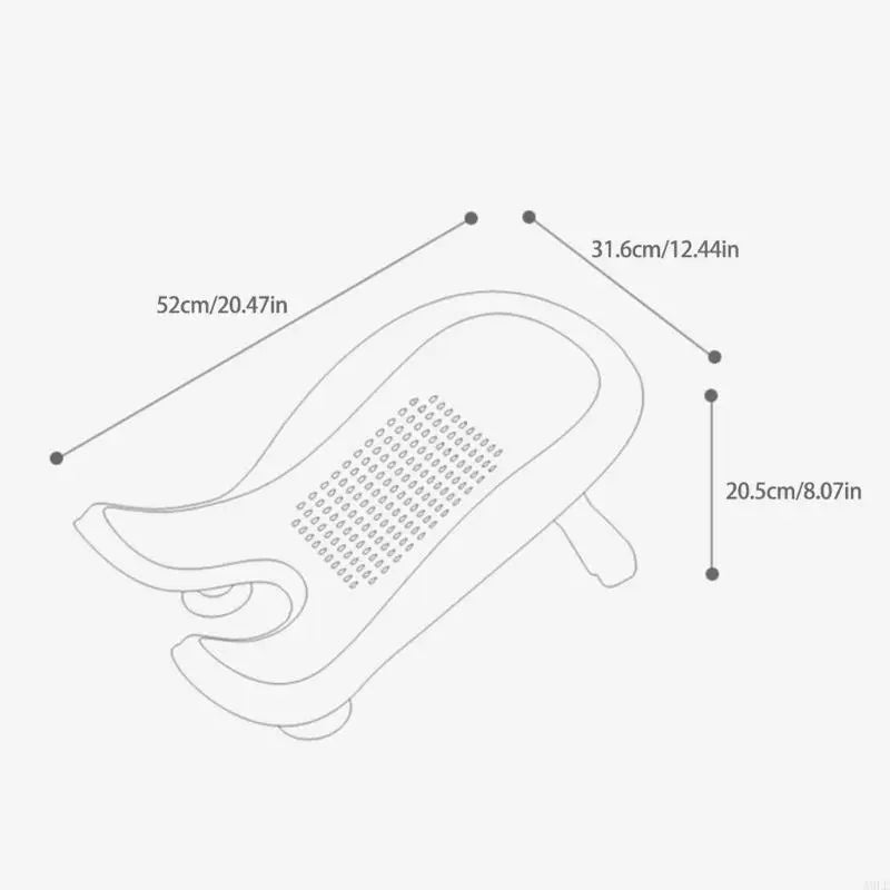 Foldable Ass Bath Rack Baby Bathtub Lying On Newborn Supplies Baby Can Lying On Bath Bath Net Ass Washing Artifact