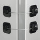 Refrigerator Lock,Combination Lock for Refrigerator Cabinets,Heavy Duty Fridge Lock,Child Safety Cabinet Locks,Easy Install