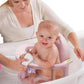 Foldable baby bathtub seat Soft Mat Non-slip baby bath seat bathtub stool with Suction Cups for babies aged 6-18 months