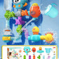 Baby Bath Toys with Strong Suction Cups Tubes Spinner Squirt Water Game Set Toddlers Kids Shower Pool for 3 Years Children Gifts