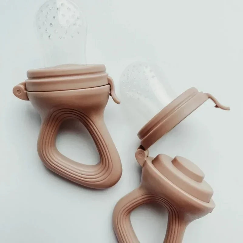 Sucette d'alimentation pour bébé avec tétine à fruits – Sucette de dentition en silicone sans BPA
