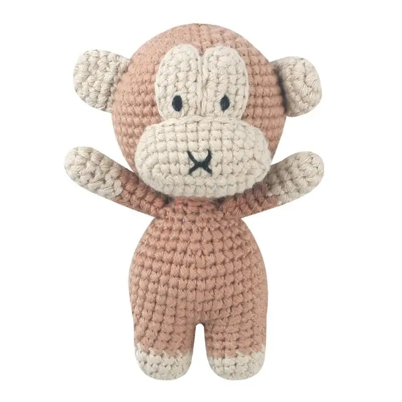 Knitted Animal Plush Toy – Soft Sleep Toy for Babies