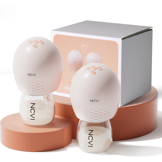 NCVI Portable Wearable Breastfeeding Milk Pump Strong Suction Cordless Design