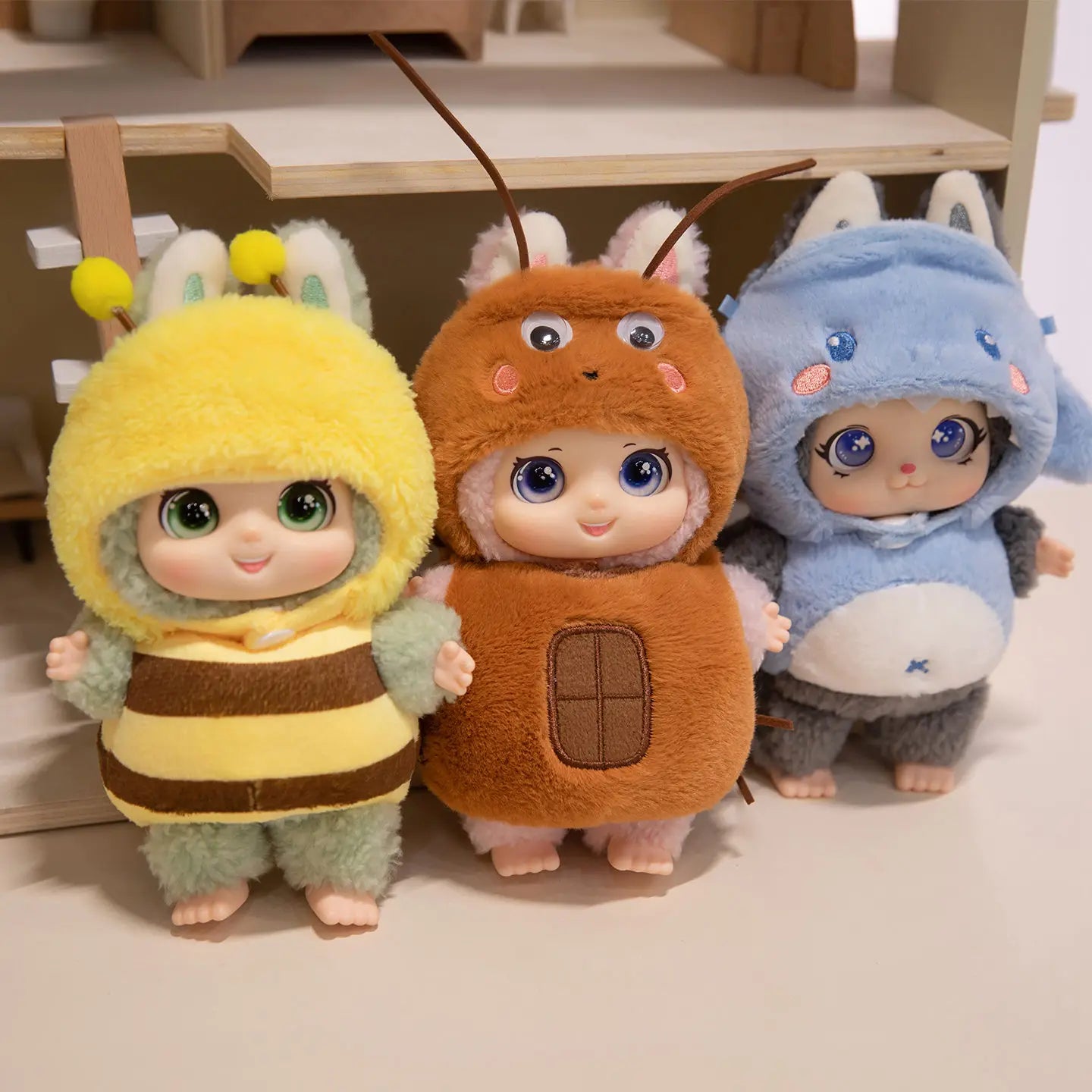 Family Animal Plush Toy – DIY Vinyl Keychain for Kids