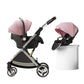 Luxurious Light High Landscape Baby Stroller Egg-shaped Seat for Newborn One Hand Recline Pushchair Pram Compact Size
