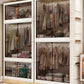 Multifunction Folding Storage Cabinet Dustproof Wardrobe Sundries Cabinet Closet Organizer Locker Storage Box